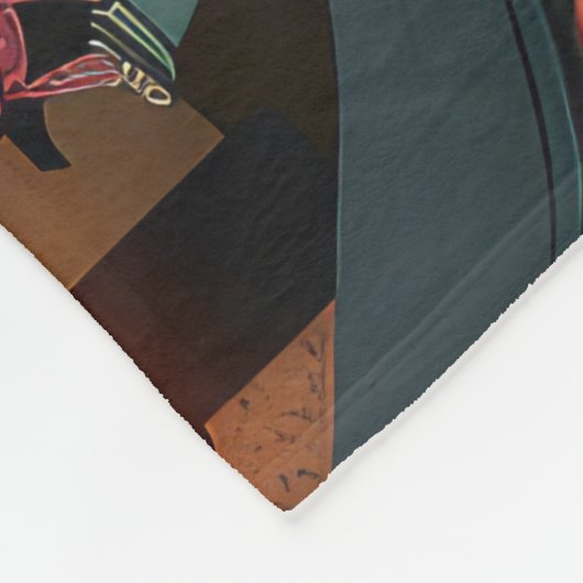 Sphynx Cat Halloween Spooky Fleece Deken (Hoek)