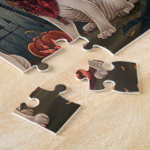 Sphynx Cat Halloween Spooky Legpuzzel (Zijkant)