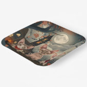 Sphynx Cat Halloween Spooky Papieren Bordje (Gebogen)