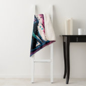 Sphynx Cat I Original Art Sherpa Deken (In situ)