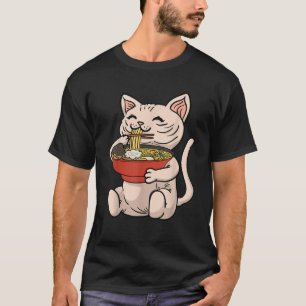 Sphynx Cat Japans Ramen Noodles Kawaii Anime Man T-shirt