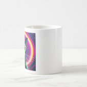 Sphynx cat. kleurrijk. street art design koffiemok (Center)