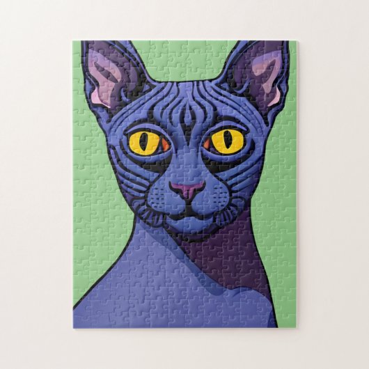 Sphynx Cat Legpuzzel (Verticaal)