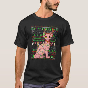 Sphynx Cat Lover Familie die zich lelijk voelt voe T-shirt