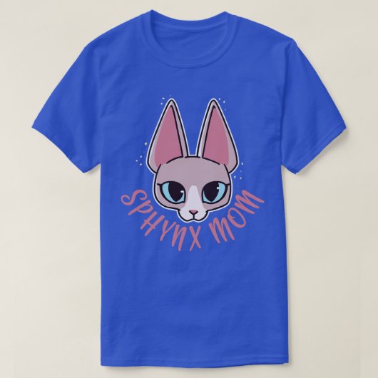 Sphynx Cat Ma T-shirt (Design voorkant)