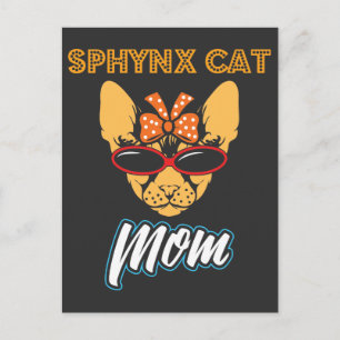 Sphynx Cat Mama draagt  Bandana Briefkaart