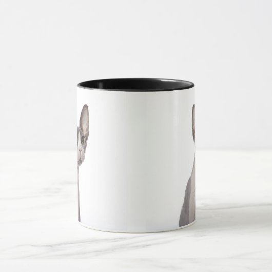 Sphynx Cat met verraste expressie Mok (Midden)