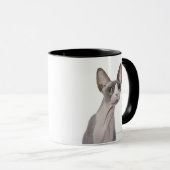 Sphynx Cat met verraste expressie Mok (Voorkant rechts)