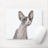 Sphynx Cat met verraste expressie Muismat (Met muis)
