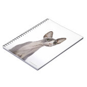 Sphynx Cat met verraste expressie Notitieboek (Linkerzijde)