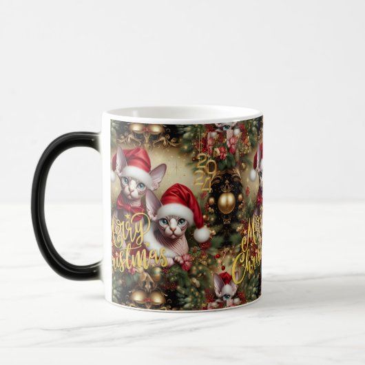 Sphynx Cat Mok Gepersonaliseerde foto Magic Morphi (Links)