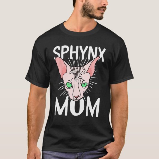 sphynx cat mom Hairless Breed Sphynx Kitten T-shirt (Voorkant)