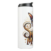 Sphynx Cat Mom Moederdag Travel Mug Tumbler Thermosbeker (Gedraaid links)