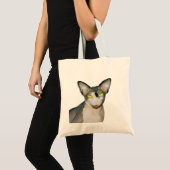 Sphynx Cat Ninja Tote Bag (Voorkant (product))