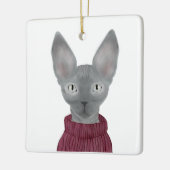 Sphynx Cat Ornament (Links)