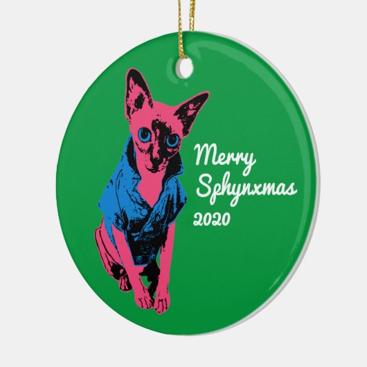 Sphynx Cat Ornamenten (Links)