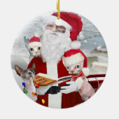 Sphynx Cat Ornaments Keramisch Ornament (Achterkant)