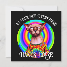 Sphynx Cat Over the Hill Verjaardag