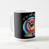 Sphynx Cat Over the Hill Verjaardag Koffiemok (Voorkant links)