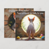 Sphynx Cat - Paasvakantie Kaart (Voorkant / Achterkant)