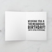 SPHYNX CAT - PIZZA LEVERING VERJAARDAG KAART (Binnen)