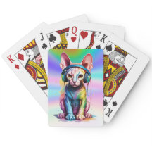 Sphynx Cat Rainbow Hoofdtelefoon