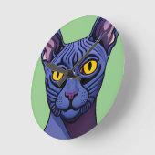 Sphynx Cat Ronde Klok (Hoek)