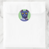 Sphynx Cat Ronde Sticker (Tas)