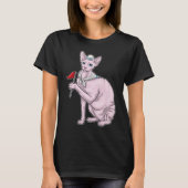 Sphynx Cat Sailor Flag T-shirt (Voorkant)