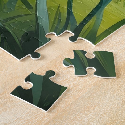 Sphynx Cat Spring Bloemen Schilderen Legpuzzel (Zijkant)