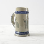Sphynx Cat Stein Bierpul (Voorkant links)