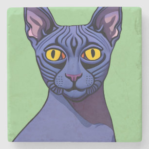 Sphynx Cat Stenen Onderzetter