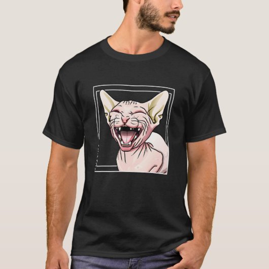Sphynx Cat T-shirt (Voorkant)
