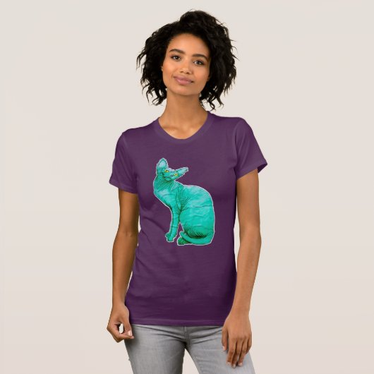 Sphynx Cat T-shirt (Voorkant volledig)