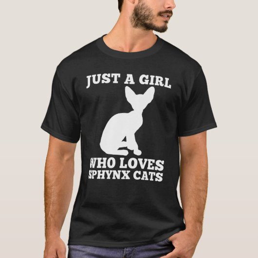 Sphynx Cat T-shirt (Voorkant)
