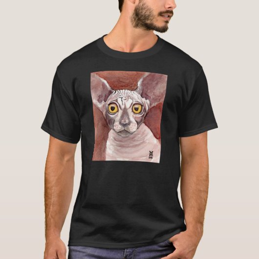 Sphynx Cat T-shirt (Voorkant)