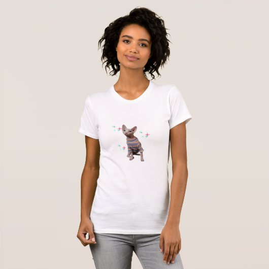 Sphynx Cat T-Shirt (Voorkant volledig)