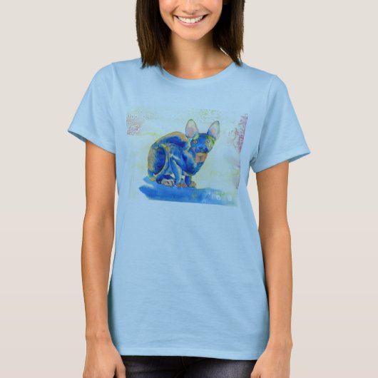 Sphynx Cat T-shirt (Voorkant)