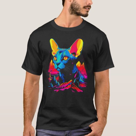 Sphynx Cat T-shirt (Voorkant)
