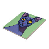 Sphynx Cat Tegeltje (Zijkant)