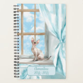 Sphynx Cat Undated Appointment Book Diary Planner (Voorkant)