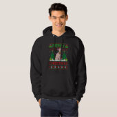 Sphynx Cat   Xmas Tree Ugly Santa Sphynx Cat Chris Hoodie (Voorkant volledig)
