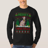 Sphynx Cat   Xmas Tree Ugly Santa Sphynx Cat Chris T-shirt (Voorkant)