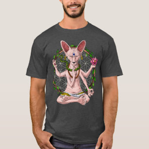 Sphynx Cat Yoga T-shirt