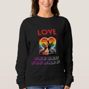 Sphynx Cats Uplifting Gezegde Sweatshirt