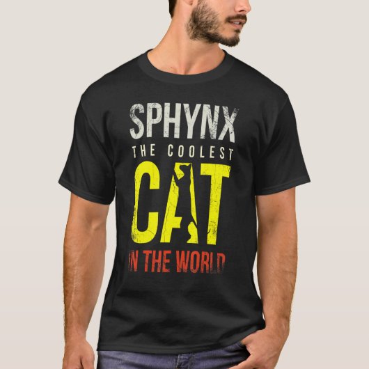Sphynx De coolste kat ter wereld voor Sphynx kat T-shirt (Voorkant)