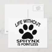 SPHYNX-DESIGN BRIEFKAART (Voorkant / Achterkant)