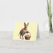 Sphynx Downloadbare Pasen Kaart (Voorkant)