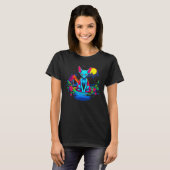 Sphynx Haarloze Kat Camping T-shirt (Voorkant volledig)