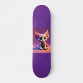 Sphynx haarloze kat kitten Skateboard Deck (Voorkant)
